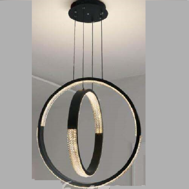 E3 - 254: Đèn thả  LED - KT: Ø500mm*H3000mm - Đèn LED 56W đổi 3 màu