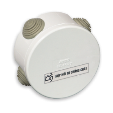 E2654/R2GY: Hộp nối dây chống thấm tự chống cháy - KT: Ø105mm 