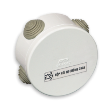 E2654/RGY: Hộp nối dây chống thấm tự chống cháy - KT: Ø85mm 