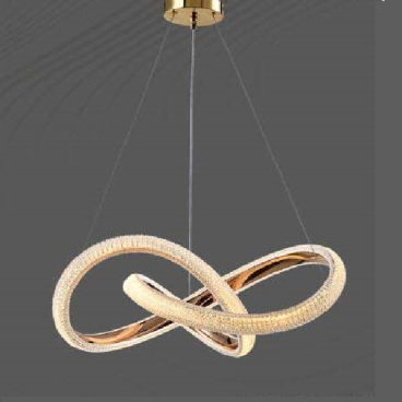 E3 - 266: Đèn thả LED - KT: Ø580mm * 580mm *H1000mm - Đèn LED 100W đổi 3 màu