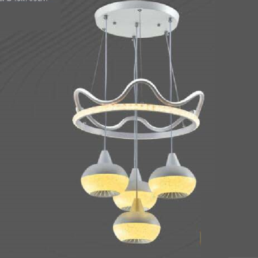 E3 - 309: Đèn thả LED - KT: Ø 430mm x H1000mm - Đèn LED 170W đổi 3 màu