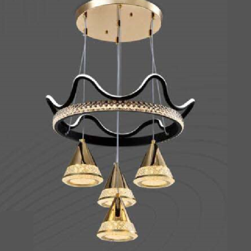 E3 - 315: Đèn thả LED - KT: Ø 450mm x H1000mm - Đèn LED 170W đổi 3 màu