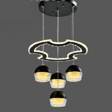 E3 - 317: Đèn thả LED - KT: Ø 430mm x H1000mm - Đèn LED 180W đổi 3 màu