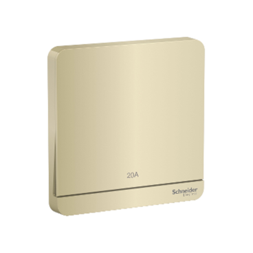 E8331D20N_WG_G19: Bộ Công Tắc Đơn 2 Cực 20A Màu Vàng Kim
