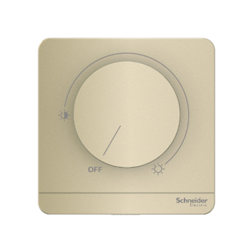 E8331RD250_WG: Bộ điều chỉnh ánh sáng đèn 250VA màu vàng kim - ( Điều chỉnh đèn LED từ 3W-100W)