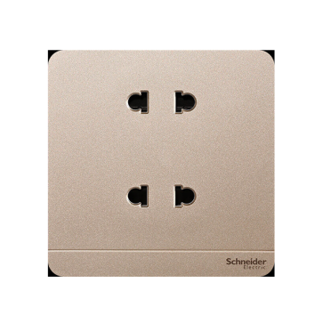 E83426U2_WG_G19: Bộ Ổ cắm đôi 2 chấu 10A màu Vàng kim