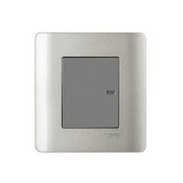 E8431BP1_SA_G19: Bộ contac chuông 10A - Màu xám bạc