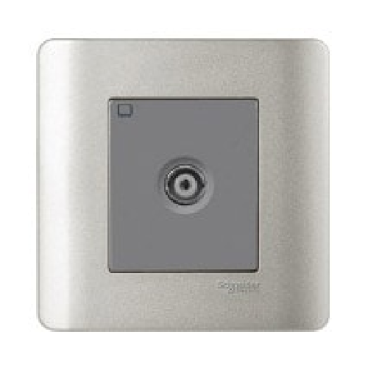 E8431TVS-SA-G19: Bộ ổ cắm TV đơn, màu xám