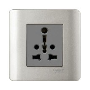 E84426-16TS-SA-G19: Bộ ổ cắm đa năng 16A, màu bạc