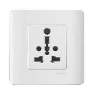 E84426-16TS-WE: Bộ ổ cắm đa năng 16A, màu trắng