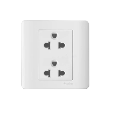 E84426UES2_WE_G19: Bộ ổ cắm đôi 3 chấu, 16A