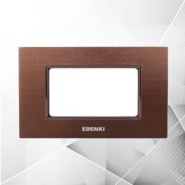 ED - AB - Mặt nhôm nguyên khối  màu nâu đỏ