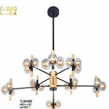 Era - TL 5144/28: Chùm 28 bóng LED 48W ánh sáng vàng, KT: Ø800mm*H600mm