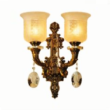 E - V - 560: Đèn áp tường đôi - KT: L330mm x W170mm x H380mm - Đèn chân E27 x 2 bóng