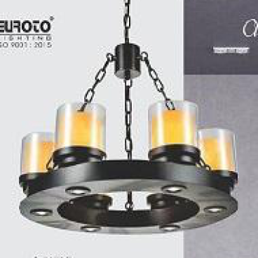 EU- C - 7359/6: Đèn chùm thả 6 bóng, KT: Ø650mm*H500mm