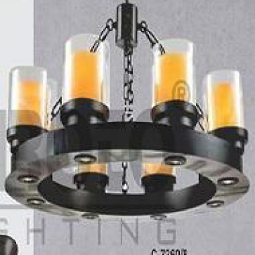 EU- C - 7360/8: Đèn chùm thả 8 bóng, KT: Ø850mm*H550mm