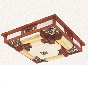 EU - MG 010: Đèn áp trần gỗ - KT: 650mm*650mm - Đèn LED đổi 3 màu