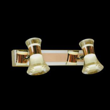 EU - S - 975/2: Đèn rọi tranh/gương đôi - KT: L300mm  x H150mm - Đèn LED 10W x 2 ̣đổi 3 màu -