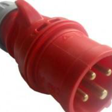 F015 - 6 : Phích cắm di động không kín nước 16A,5P,400V,6H - IP 44 - NANOCO