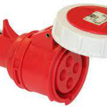 F2242 - 3V:  Ổ cắm nổi  Container kín nước 32A, 4P, 440V, 3H - IP 67 - NANOCO