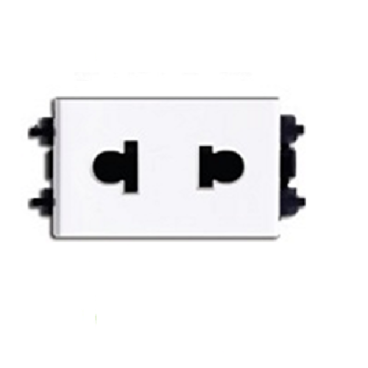 F30426USM_WE_G19: Ổ cắm đơn 2 chấu 10A, Size S