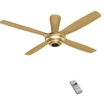 F‑56MPG-GO: Quạt trần 4 cánh màu vàng kim  - ĐK cánh: 1400mm - Chiều dài ti: 319mm - Remote