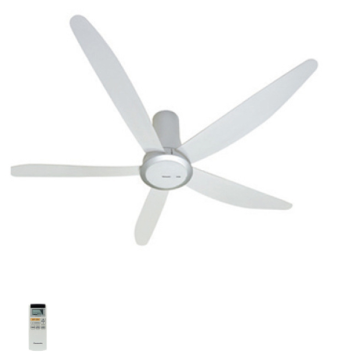 F‑60TDN: Quạt trần 5 cánh Panasonic - ĐK cánh: 1500mm - Chiều dài ti: 288mm  hoặc 210mm - Remote