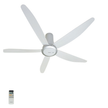F‑60TDN: Quạt trần 5 cánh Panasonic - ĐK cánh: 1500mm - Chiều dài ti: 288mm  hoặc 210mm - Remote