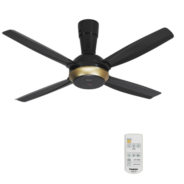 F-56XPG: Quạt trần 4 cánh màu đen Panasonic - ĐK cánh: 1400mm - Chiều dài ti: 292mm - Remote