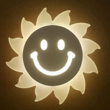 LH - GT - 304: Đèn gắn tường LED - KT: Ø250mm - Đèn LED ánh sáng vàng 3500K