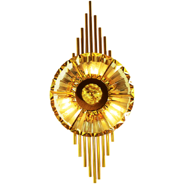 LH - GT -  3050: Đèn gắn tường Phale - KT: Ø250mm x H600mm - Bóng đèn E14 x 3 bóng