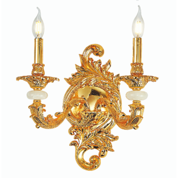 LH - GTCNQT - 04: Đèn tường nến đôi - KT: W350mm x H300mm - Đèn nến chân E14 x 2 bóng