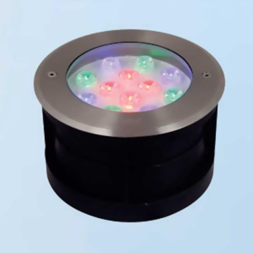 HBA 12W- Đèn âm sàn dưới nước 12W - ánh sáng đổi 3 màu - EUR