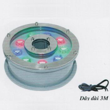 HBG 9W - Đèn pha LED SD dưới nước /trên bờ 9W - ánh sáng đổi 3 màu - HF
