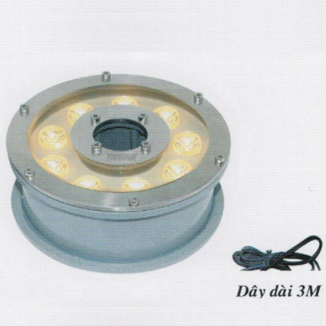 HBG 9W - Đèn pha LED SD dưới nước /trên bờ 9W - ánh sáng vàng - HF