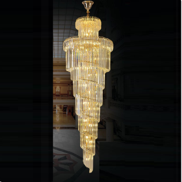 HF - CFL 3512: Đèn thả Phale, 553 hạt Phale - KT: Ø800mm x H2600mm + 800mm - Đèn chân E14 x 29 bóng