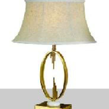 HF - ĐBĐ - 5248: Đèn bàn thân đồng, KT: Ø400mm*H700mm, Đèn chân E27*1 bóng