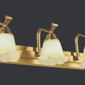 HF-SG 9393/3: Đèn E14*3 bóng- KT: L450*W60*H200mm