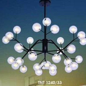 HF - TL 1240/33: Đèn chùm bi LED 3W * 33 bóng, KT: Ø850mm*H1000mm