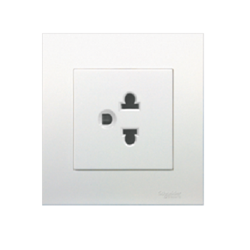 KB426UEST_G19: Bộ ổ cắm đơn 3 chấu 16A, màu trắng