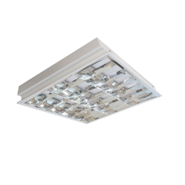 LCA318: Máng đèn phản quang âm trần 3 bóng - KT: L1215mm x W605mmxH93mm - Đèn LED T8 3x18W - 1 chế độ ánh sáng (vàng/trắng)