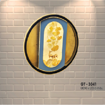 LH - GT - 3041: Đèn gắn tường LED - KT: Ø290mm - Đèn LED đổi 3 màu