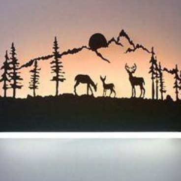 LH - GT 383-18 -  KT:  N380*H220mm - Đèn LED trắng/vàng