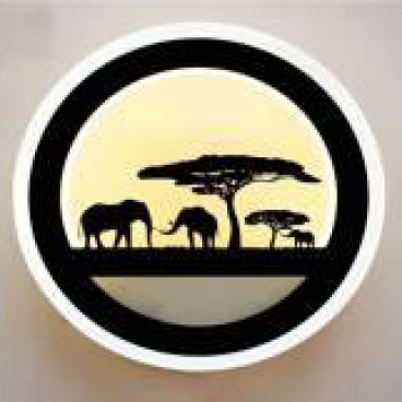 LH-GT.387-18 - KT: N380*H220mm - Đèn LED  ÁS sáng trắng/vàng