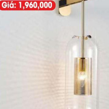 LH - GT461: Đèn vách thân xi vàng