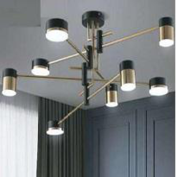 LH - THCN 172-21: Đèn chùm LED 8 bóng, KT: Ø900mm*H400mm