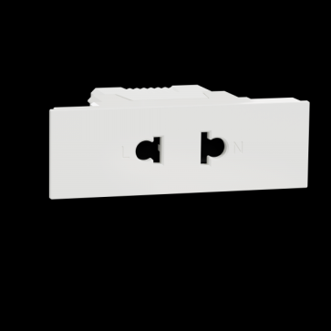 M3T426US_WE: Ổ cắm đơn 2 chấu 16A, size S