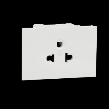 M3T426UST_WE: Ổ cắm đơn 3 chấu 16A, size 2S