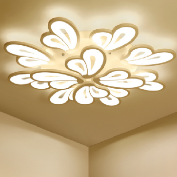 MO - 981/12: Đèn áp trần LED, 12 cánh - KT:  Ø800mm x H130mm - Đèn LED đổi 3 màu