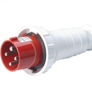 MPN - 044K:  phích cắm 125A, 380V-415V, 3P + E - IP 67 - MPE